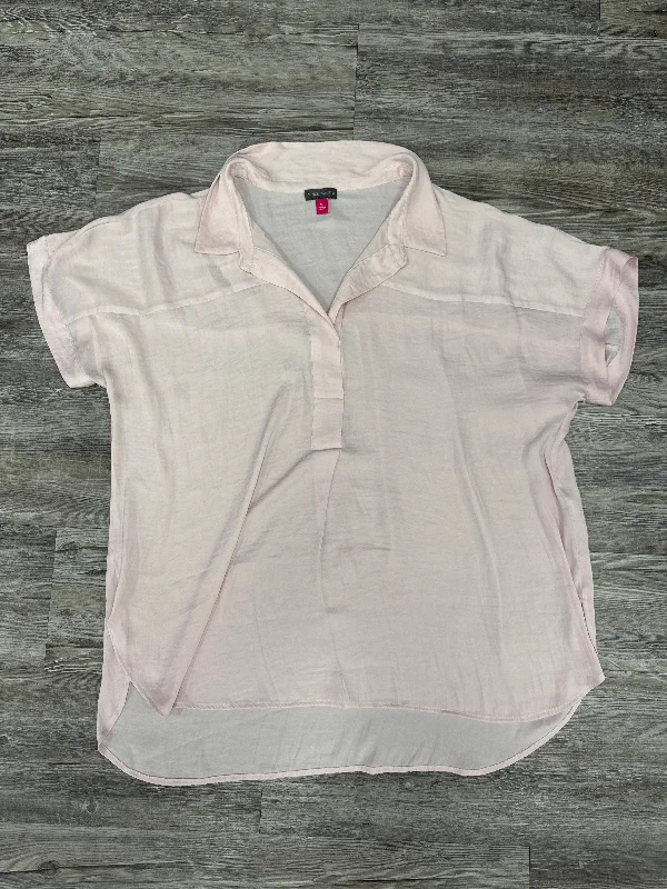 Buy More, Save More Top Short Sleeve By Vince Camuto In Pink, Size: Xl