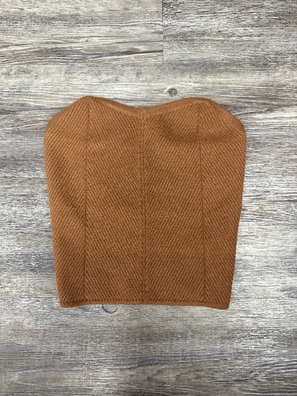 Price Reduction Top Sleeveless By Aerie In Brown, Size: S