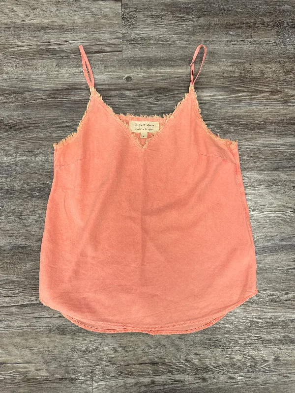 Online Only Top Sleeveless By Cloth & Stone In Orange, Size: S