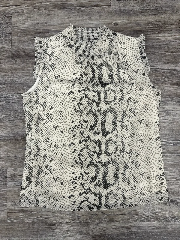 Great Deals Top Sleeveless By J. Crew In Snakeskin Print, Size: 00