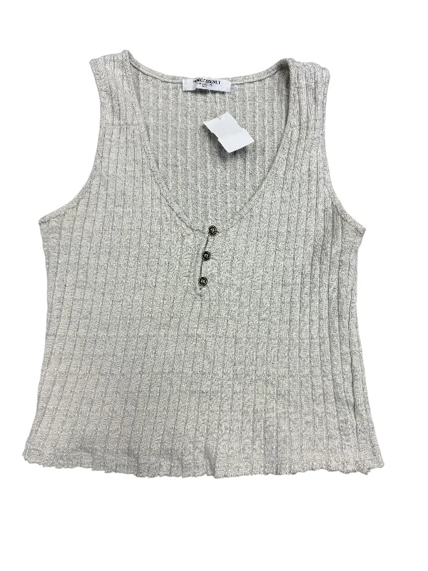 Hot Deal Top Sleeveless By Project Social Tee In Grey, Size: L