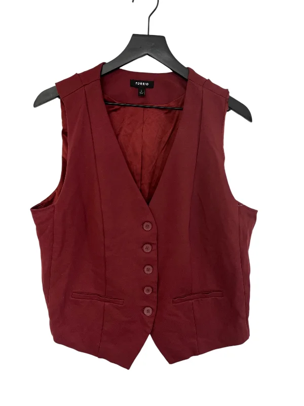 Markdown Madness Top Sleeveless By Torrid In Red, Size: 2x