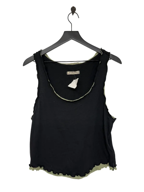 Don't Wait Top Sleeveless By We The Free In Black & Green, Size: Xl