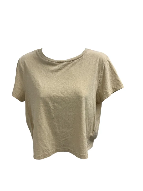 Warehouse Sale Univertsal Thread Jr. Crop Tee Tan S