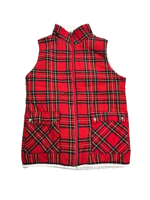 Get It Before It’s Gone Vest Other By Filly Flair In Red & White, Size: M