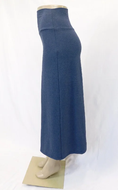 Fantastic Offers Bamboo Xtra Wide Long 25" Capri Pant Mid-Weight - Heather Lake
