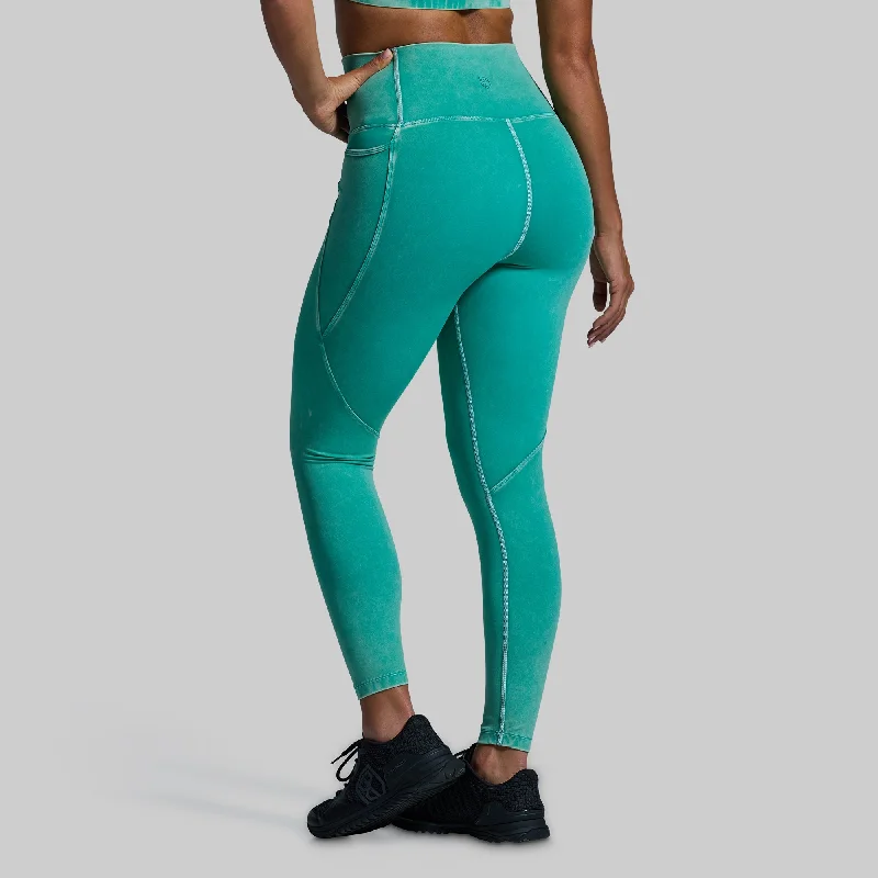 Huge Discounts Eccentric Legging (Washed Jade)