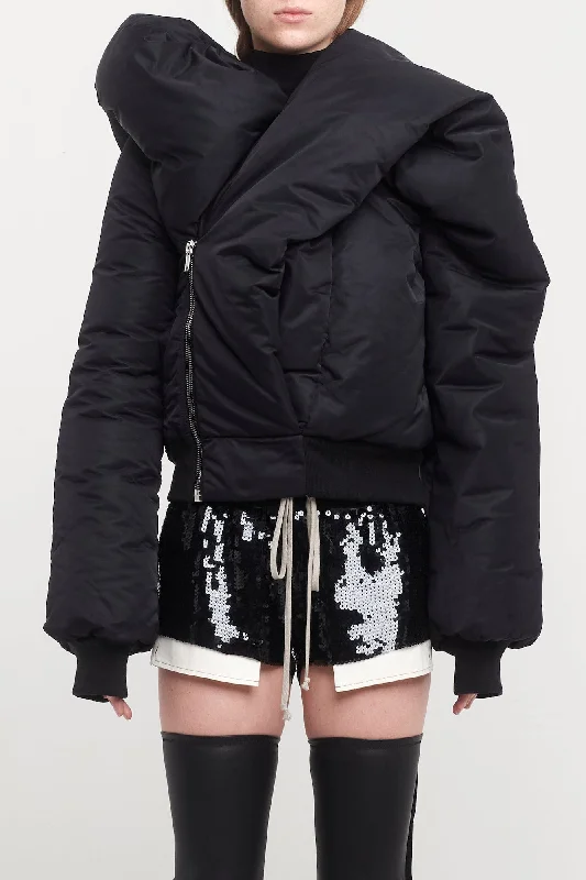 Clearance Items Rick Owens DRKSHDW Womens Doll Bomber in Black