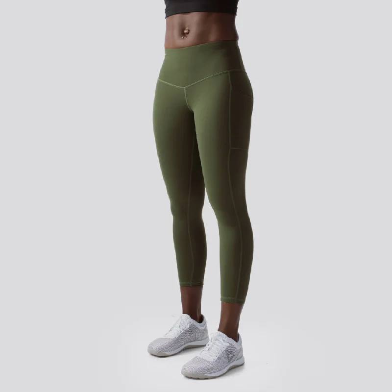Markdown Madness Rise & Grind Capri (Tactical Green)