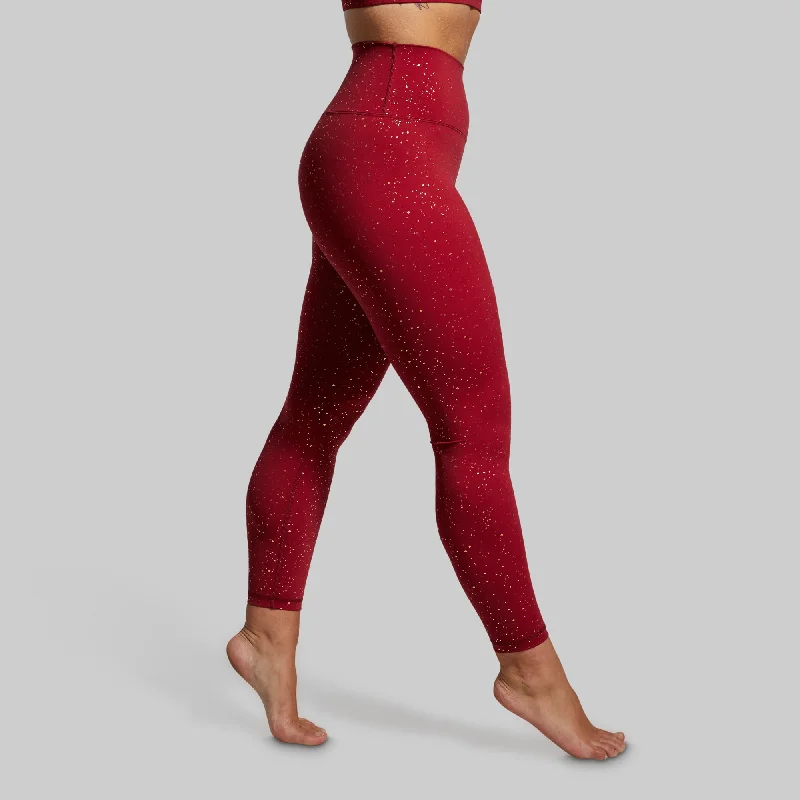 Savings Alert Synergy Legging (Ruby Gold)