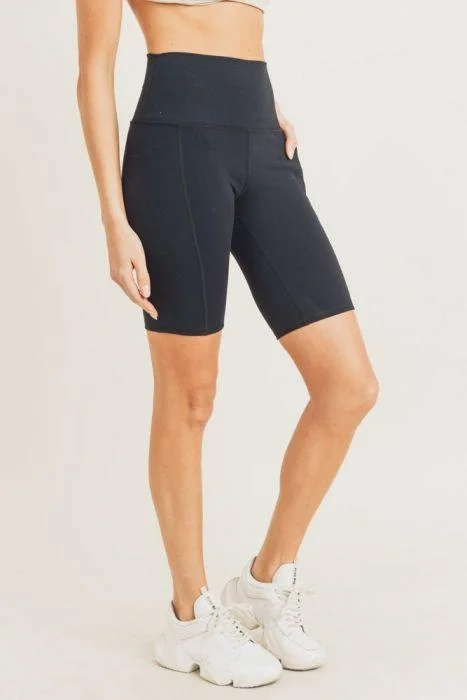 Weekend Deal Tapered Band Essential Bermuda Highwaist Leggings