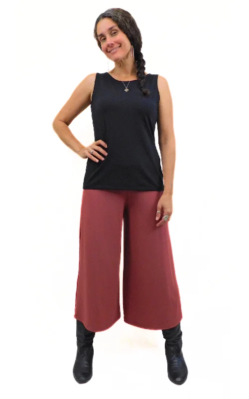 Special Savings Tencel Xtra Wide 25" Long Capri Pant - Marsala