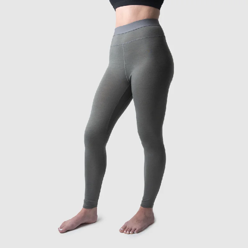 Bonus Savings Women's Ridgeline Base Layer Bottom (Wolf Grey)